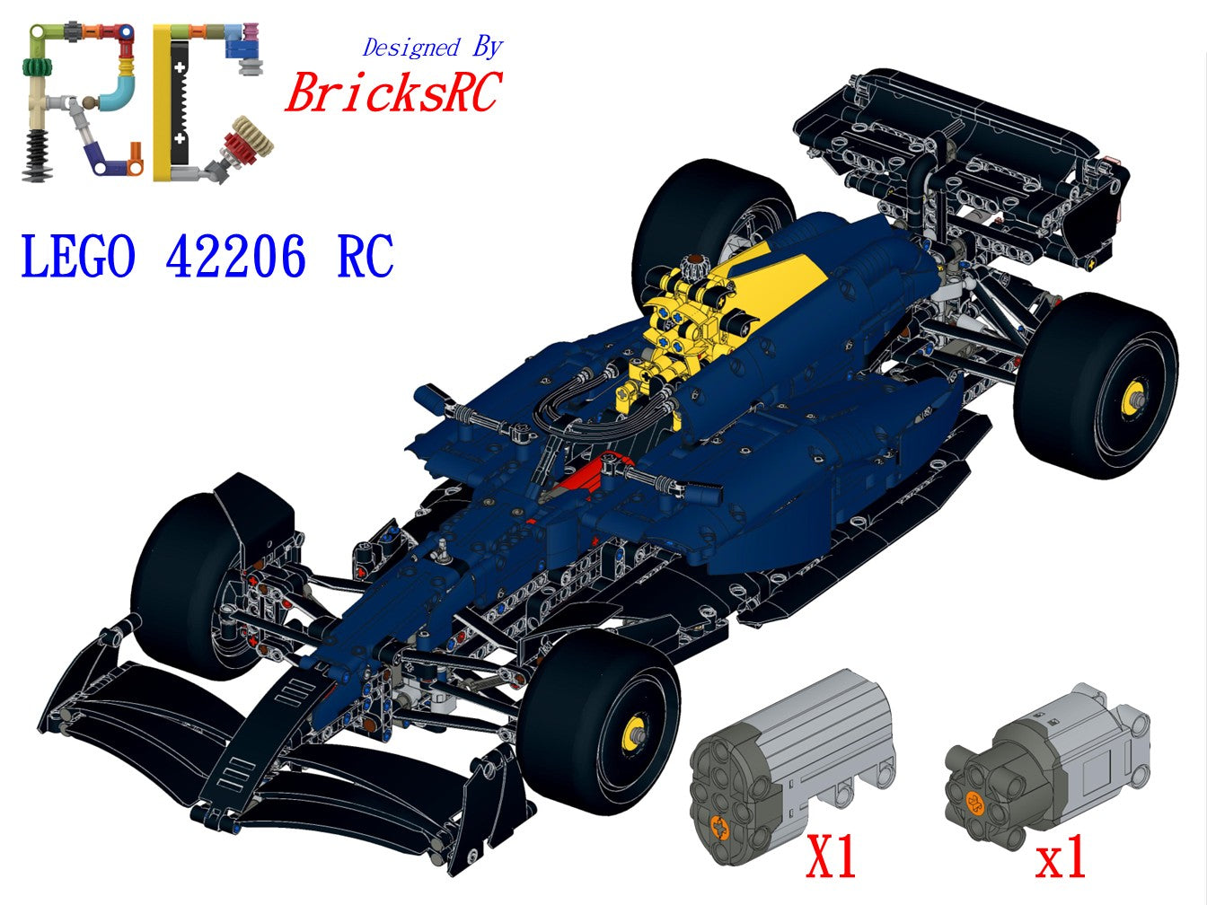 alanページ Instructions] Motorize LEGO 42206 Oracle Red Bull Racing RB20 F1