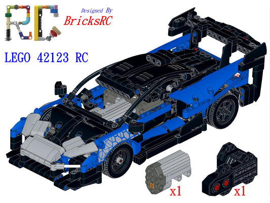 [Instructions] Motorize LEGO 42123 McLaren Senna GTR(Buggy[BuWizz] Motor Driving)