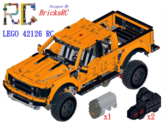 [Instructions] Motorize LEGO 42126 Ford F-150 Raptor(Buggy Motor*2 Driving)