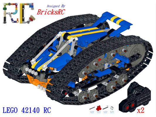 [Instrucciones] Motoriza el vehículo de transformación controlado por aplicación LEGO 42140