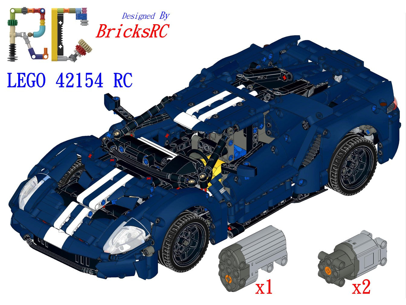 [Anleitung] Motorisieren LEGO 42154 2022 Ford GT