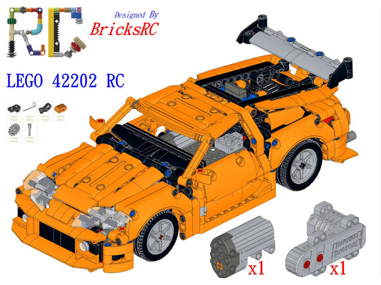 [Instructions] Motorize LEGO 42204 Fast and Furious Toyota Supra MK4(BuWizz[CaDA Buggy] Motor Driving)