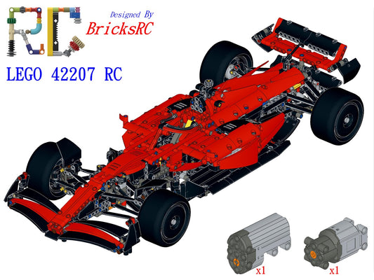 [Instructions] Motorize LEGO 42207 Ferrari SF-24 F1 Car(No parts required)