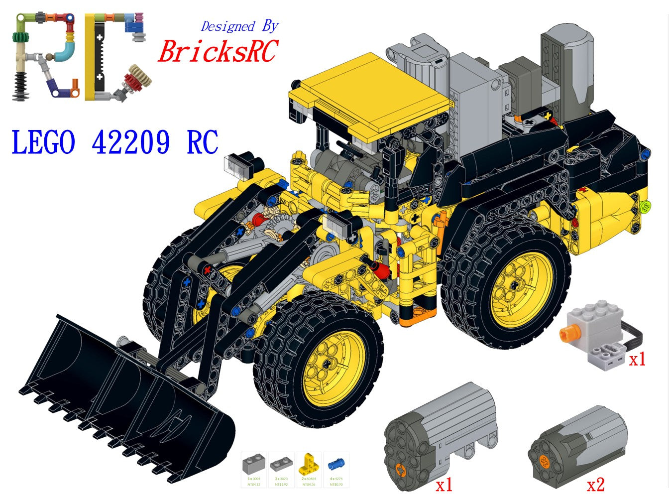 [Instructions] Motorize LEGO 42209 Volvo L120 Electric Wheel Loader
