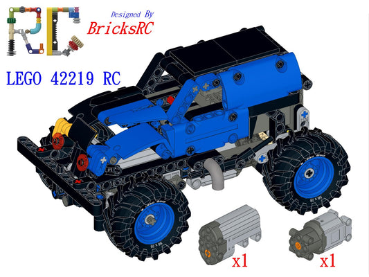 [Instructions] Motorize LEGO 42219 Monster Jam Grave Digger Fire and Ice