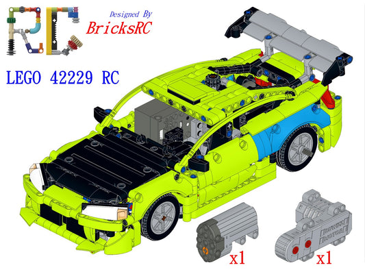 [Instructions] Motorize LEGO 42229 Fast and Furious Mitsubishi Eclipse Car (BuWizz[CaDA Buggy] Motor Driving)