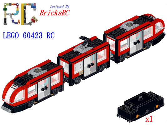 [Instructions] Motorize LEGO 60423 Downtown Streetcar and Station